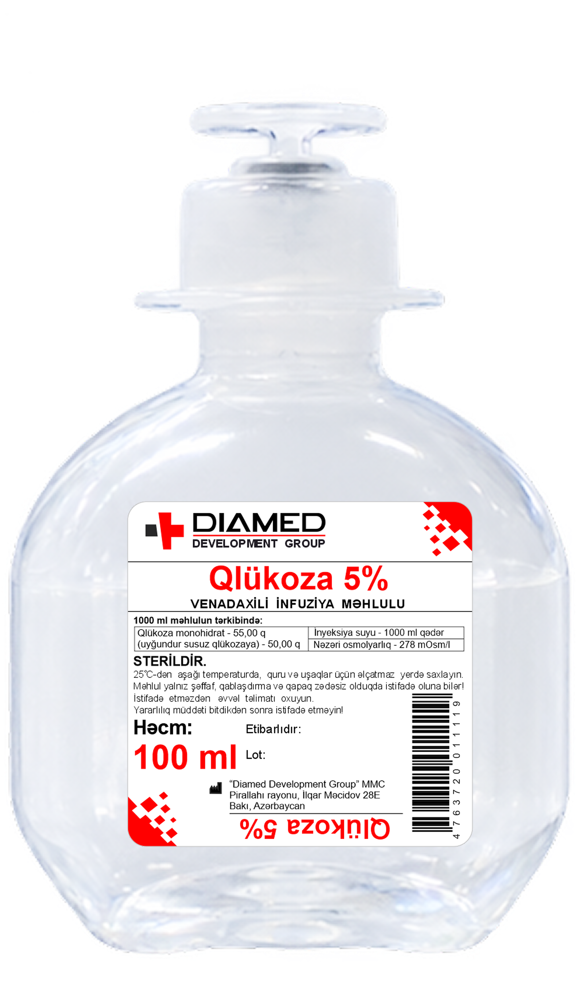 Qlükoza 5%